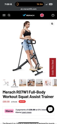 Merach r07 squat rider - merach,