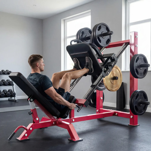 Leg press squat machine - press,